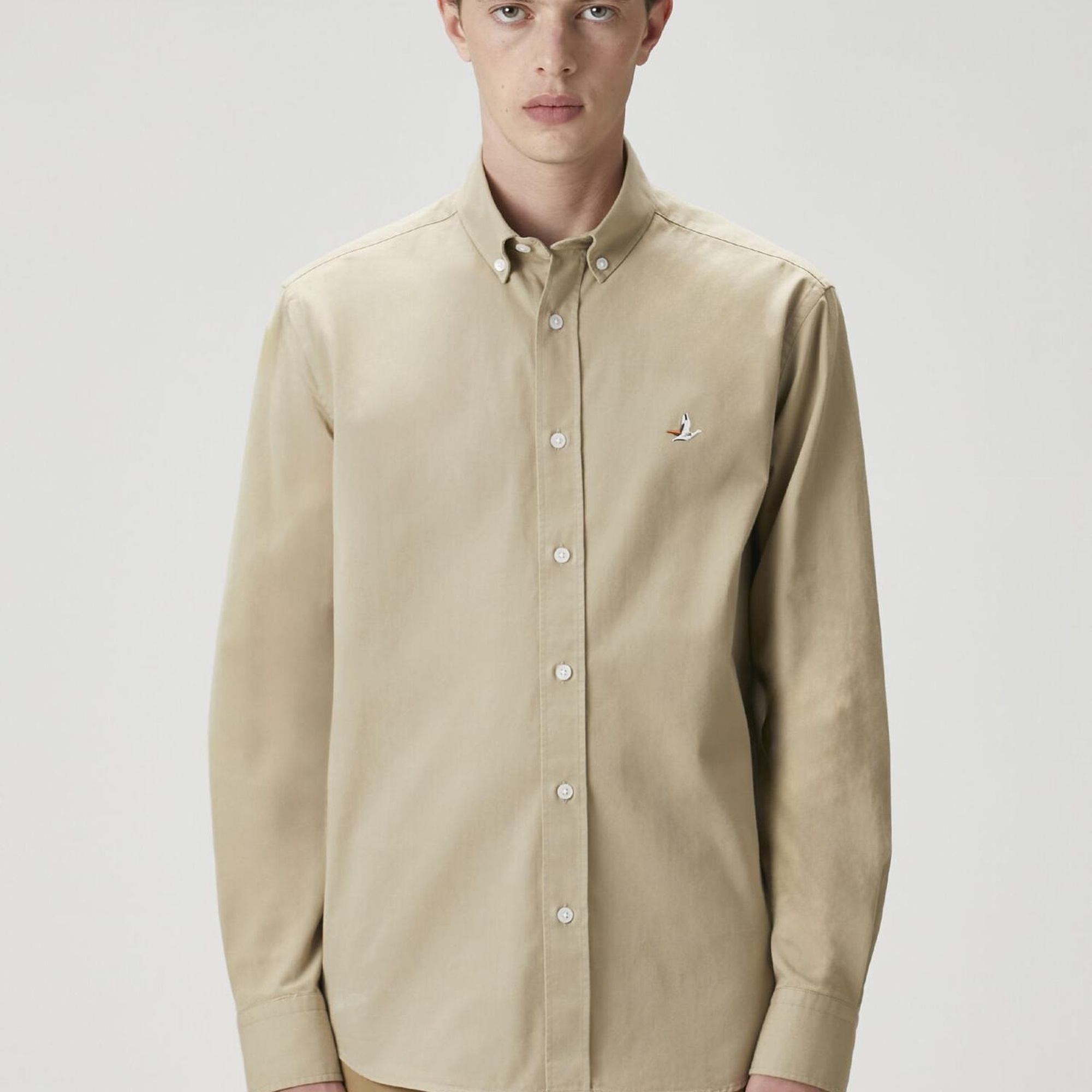 Beymen Club Erkek Comfort Fit Deve Tüyü Gabardin Gömlek