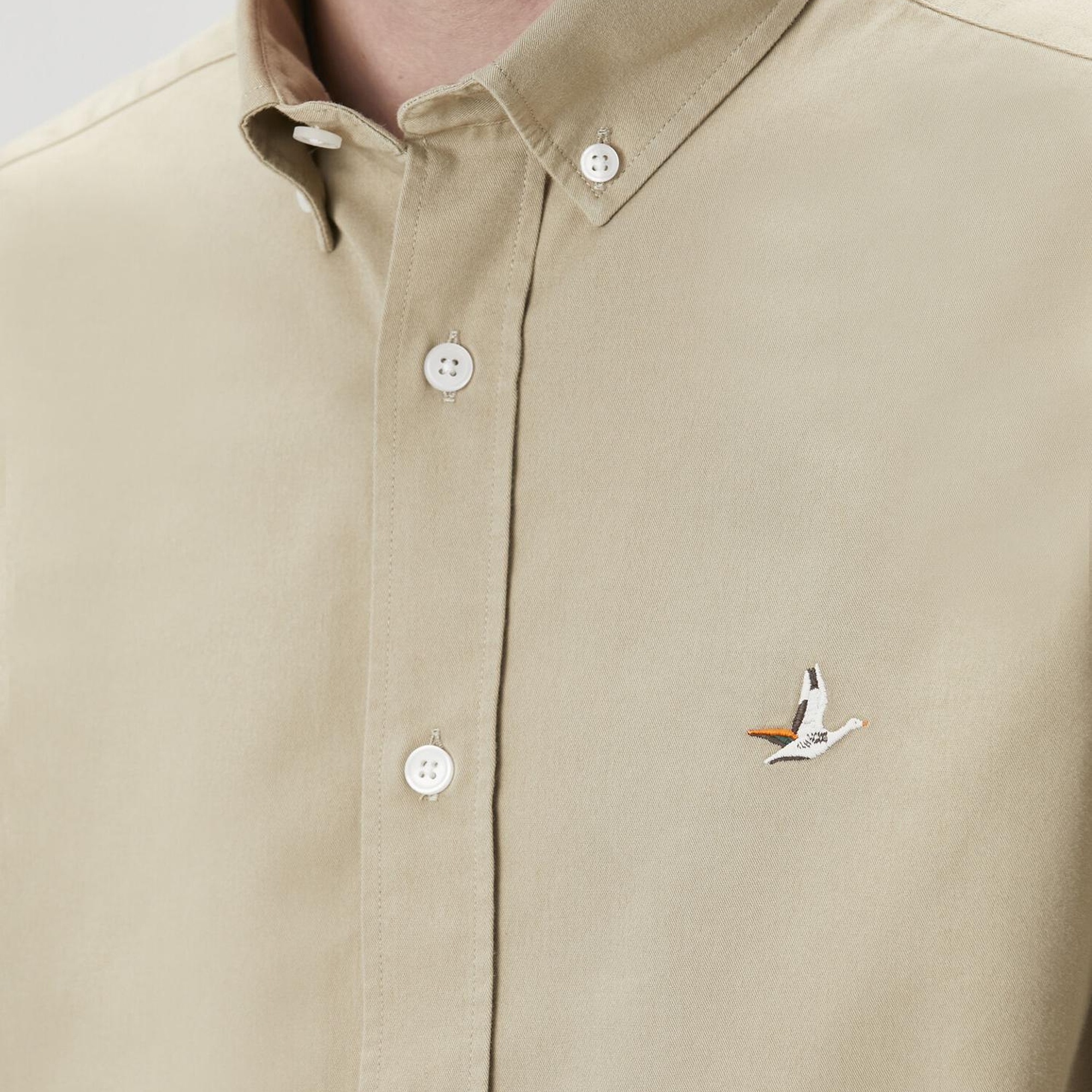 Beymen Club Erkek Comfort Fit Deve Tüyü Gabardin Gömlek