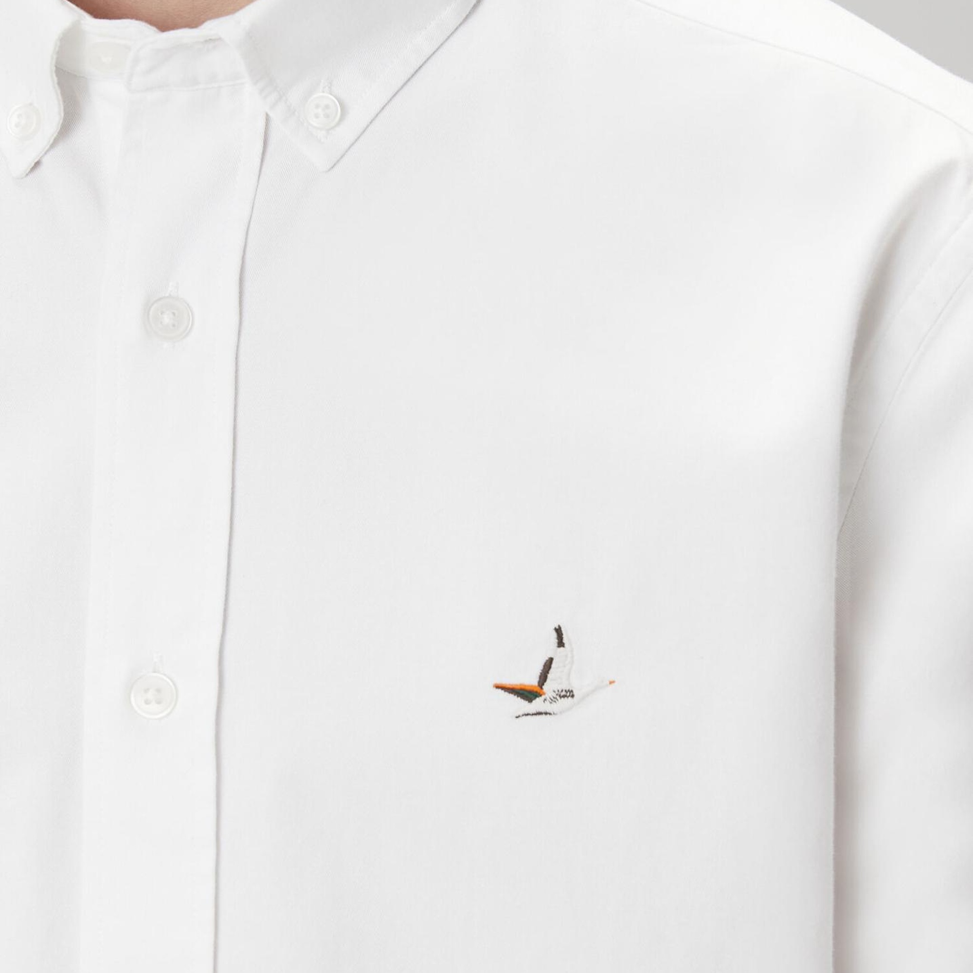 Beymen Club Erkek Comfort Fit Beyaz Gabardin Dokulu Gömlek