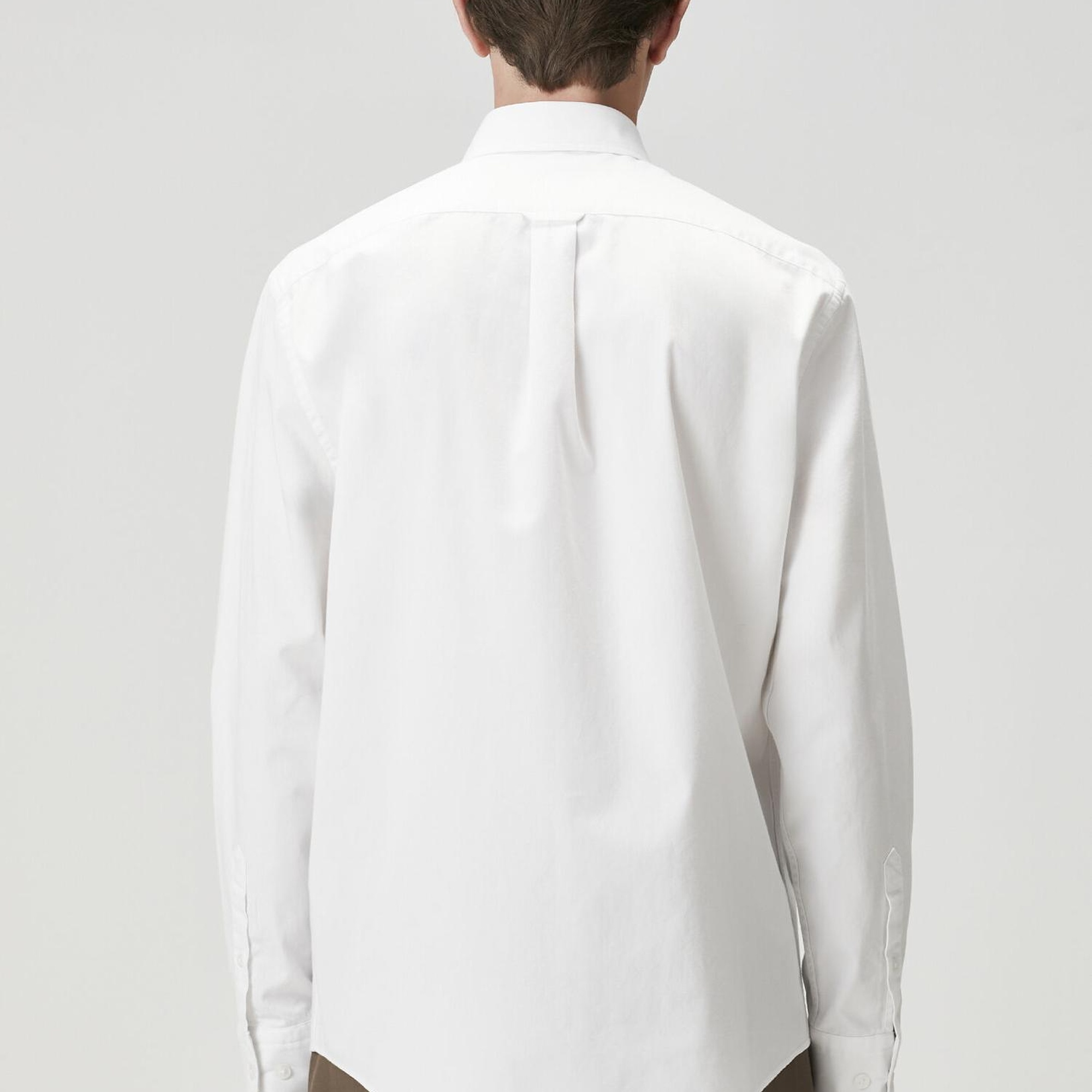 Beymen Club Erkek Comfort Fit Beyaz Gabardin Dokulu Gömlek