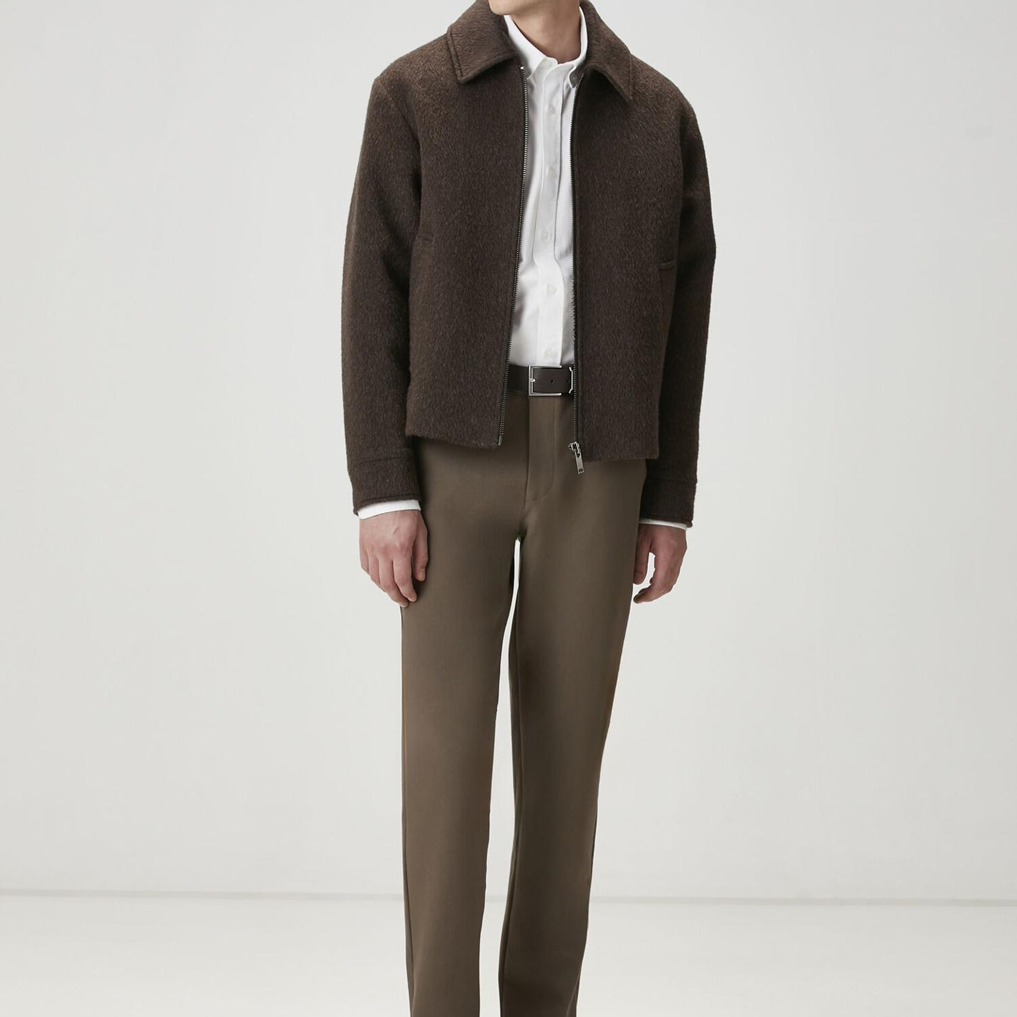 Beymen Club Erkek Comfort Fit Beyaz Gabardin Dokulu Gömlek