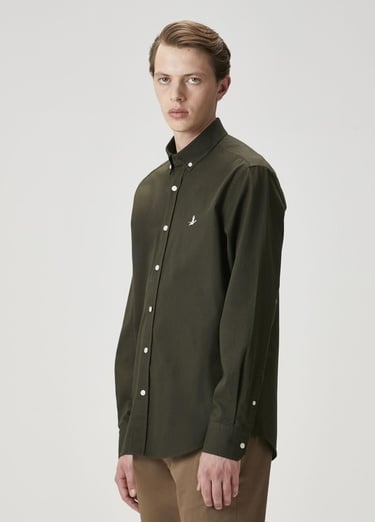  Beymen Club Erkek Comfort Fit Haki Gömlek