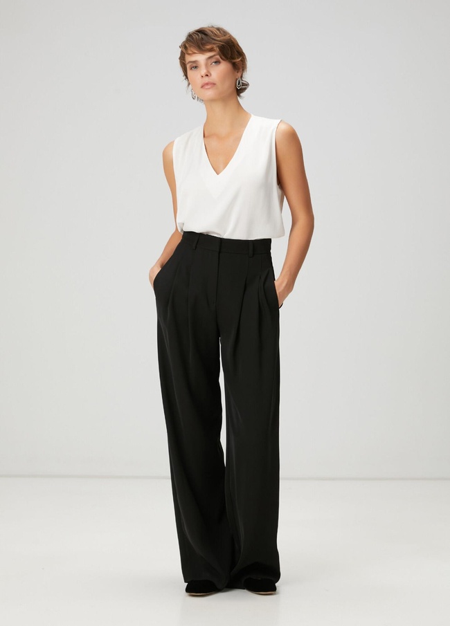  Beymen Club Kadın Siyah Palazzo Pantolon