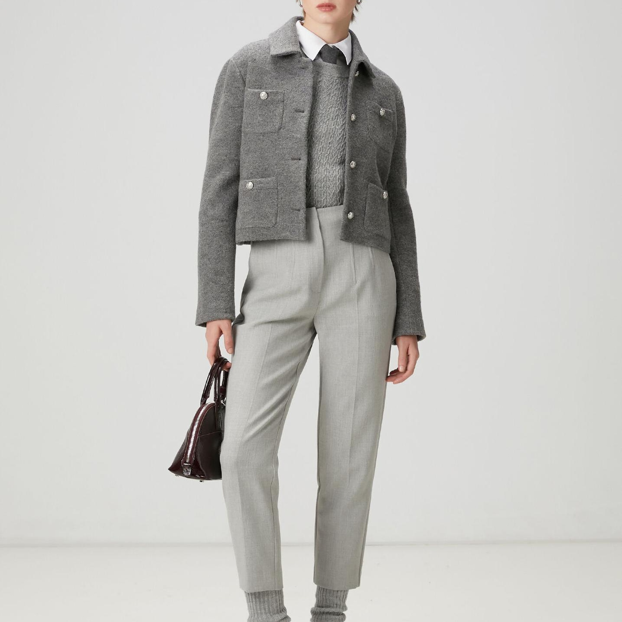 Beymen Club Kadın Gri Pantolon