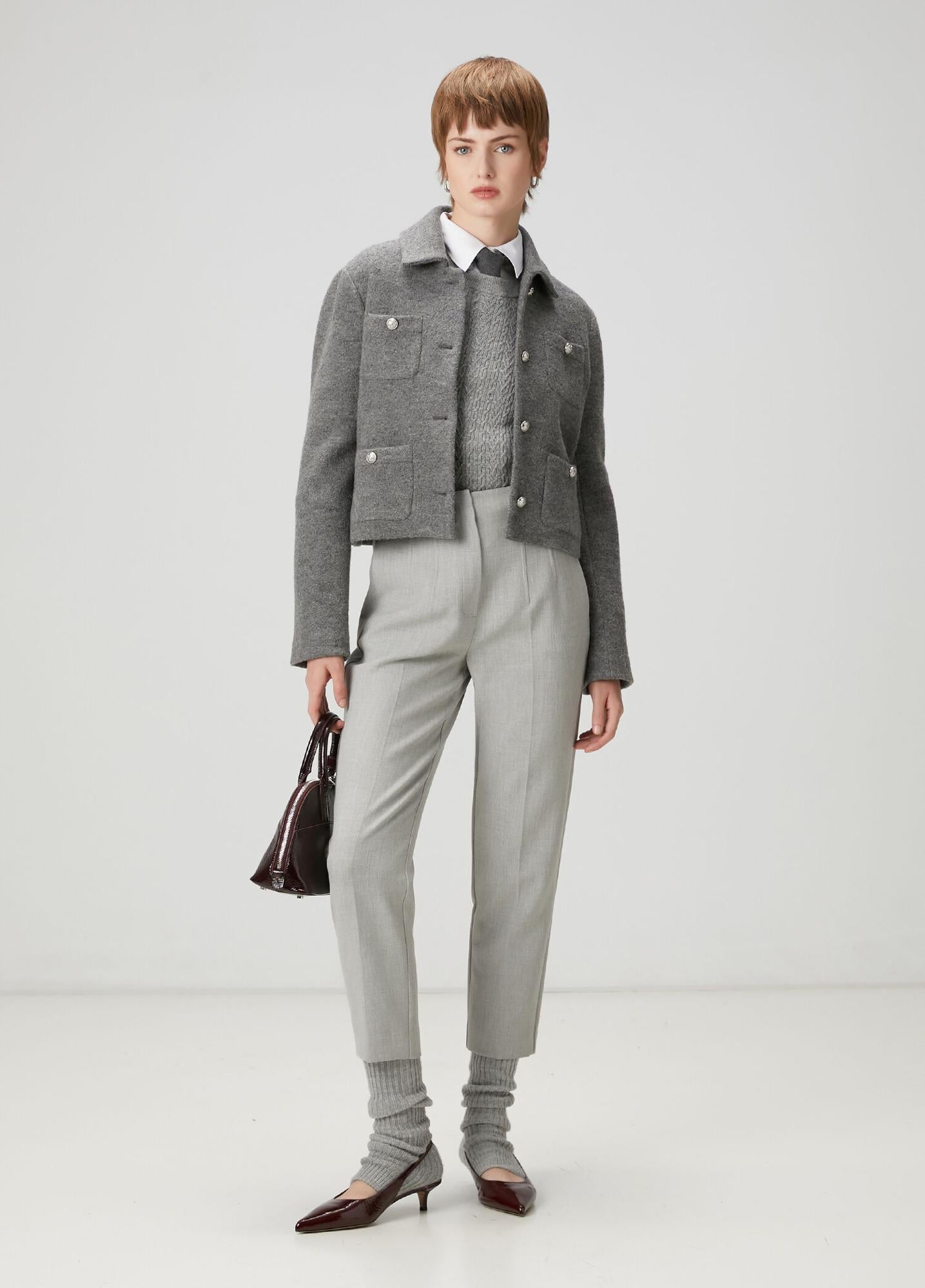  Beymen Club Kadın Gri Pantolon