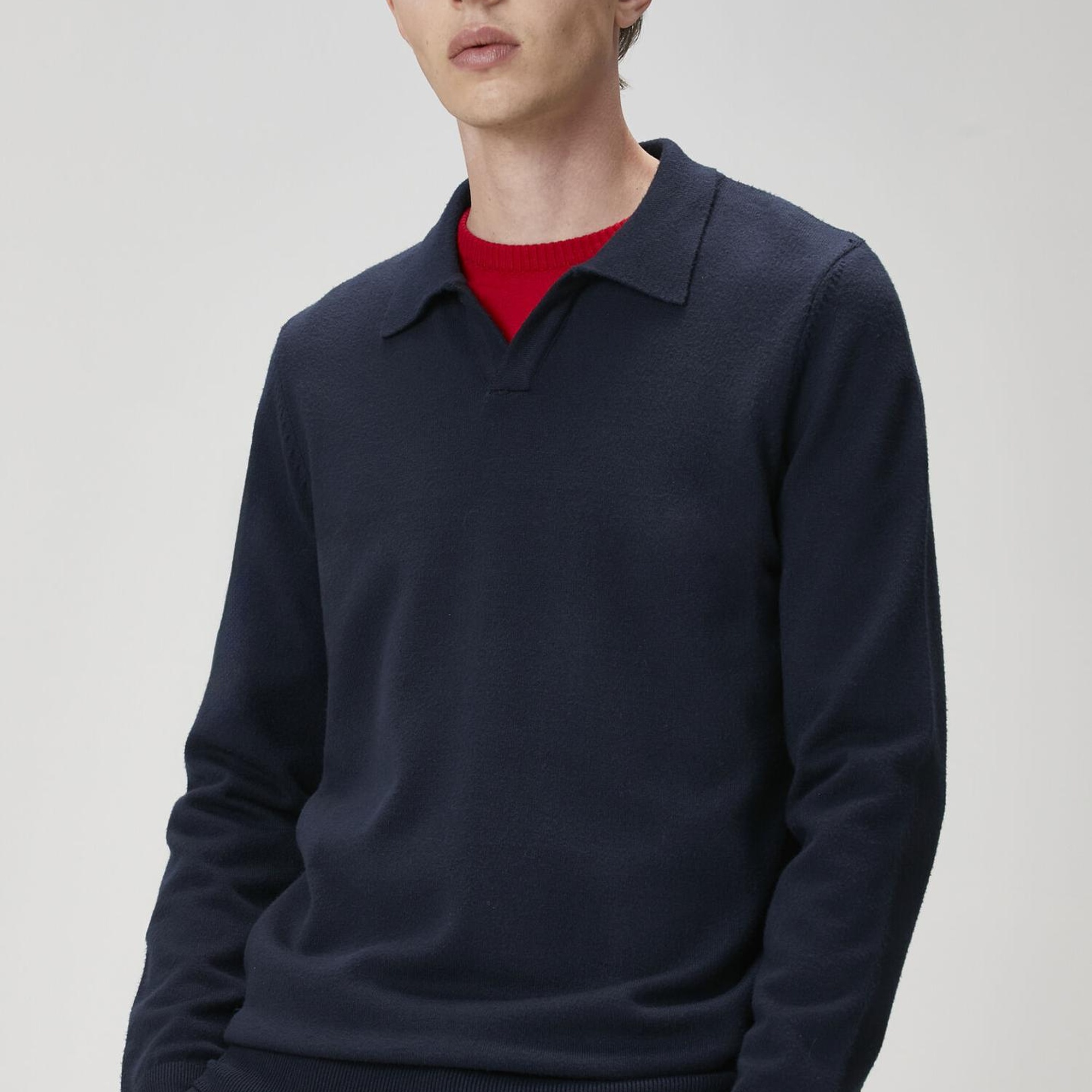 Beymen Club Erkek Lacivert Polo Yaka Triko