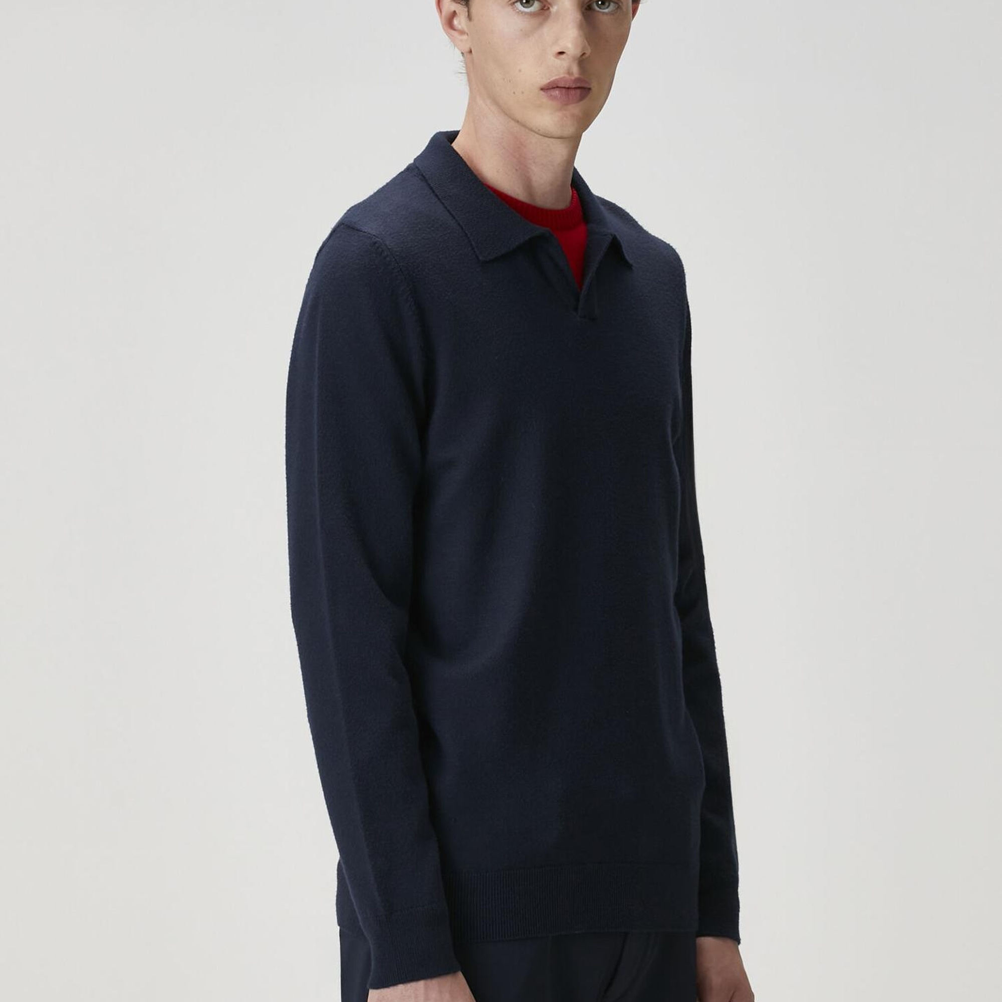 Beymen Club Erkek Lacivert Polo Yaka Triko