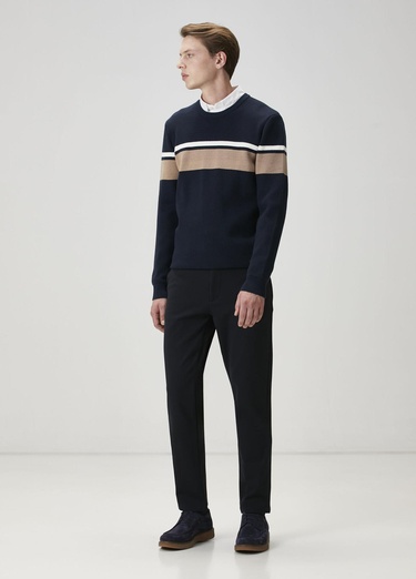  Beymen Club Erkek Slim Fit Lacivert Chino Pantolon