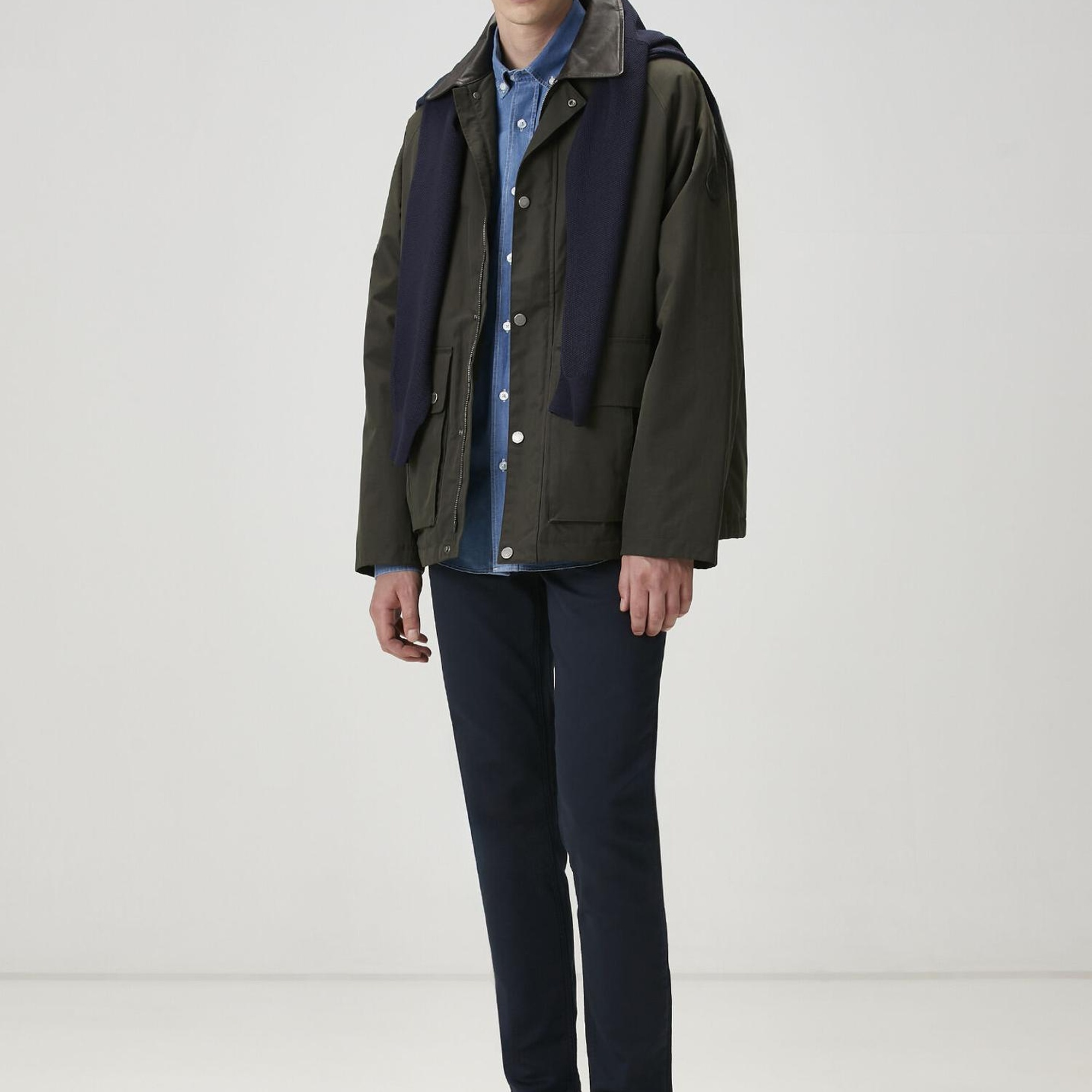 Beymen Club Erkek Comfort Fit Mavi Denim Gömlek