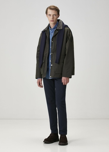  Beymen Club Erkek Comfort Fit Mavi Denim Gömlek