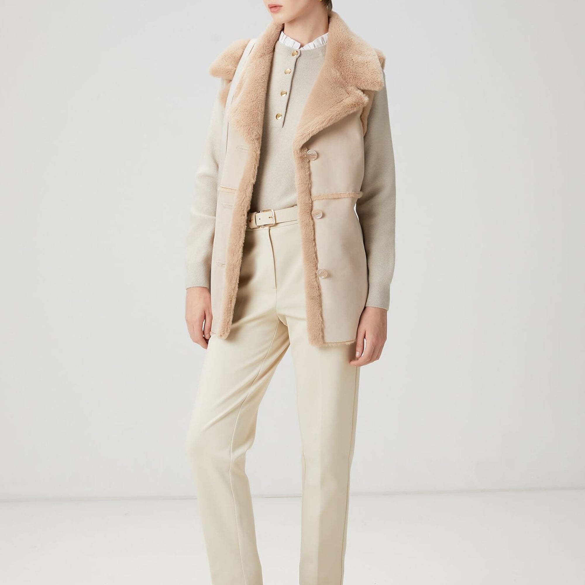 Beymen Club Kadın Taş Suni Kürk Detaylı Yelek