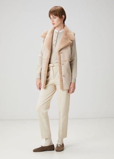  Beymen Club Kadın Taş Suni Kürk Detaylı Yelek