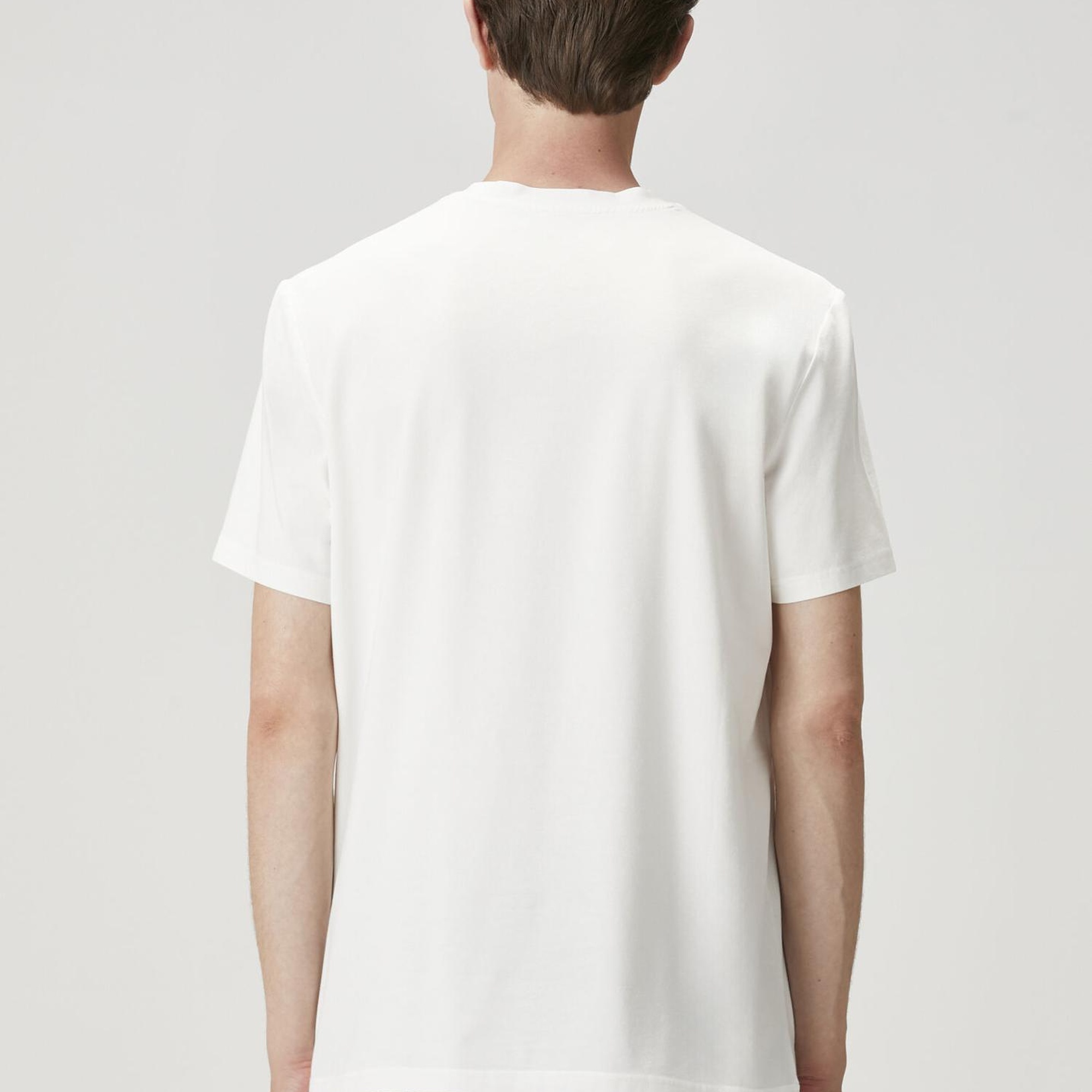 Beymen Club Erkek Kırık Beyaz Kaz Nakışlı T-shirt