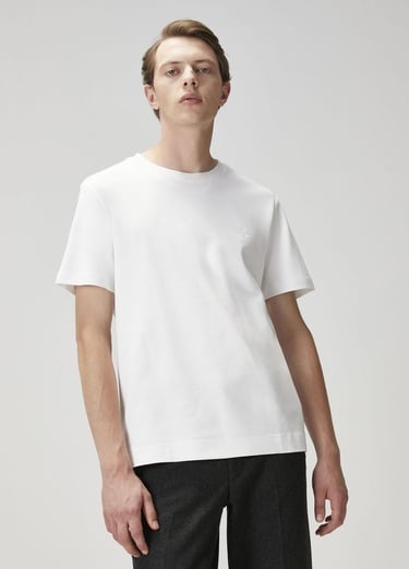  Beymen Club Erkek Kırık Beyaz Logo Baskılı T-shirt