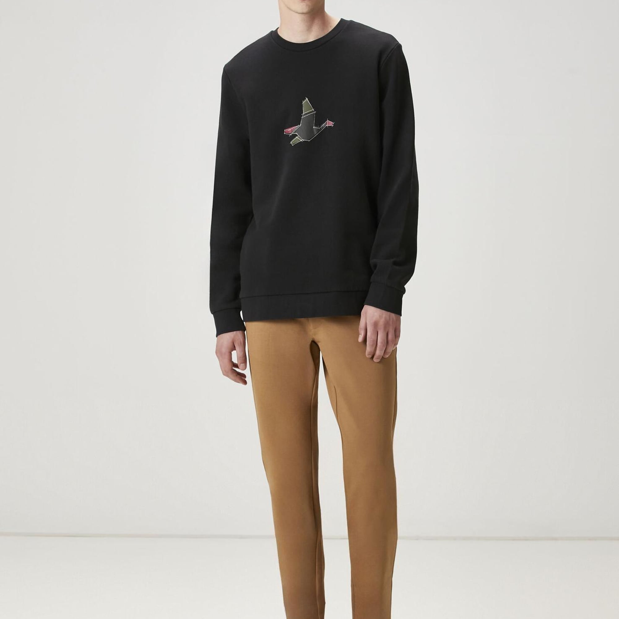 Beymen Club Erkek Siyah Logolu Sweatshirt