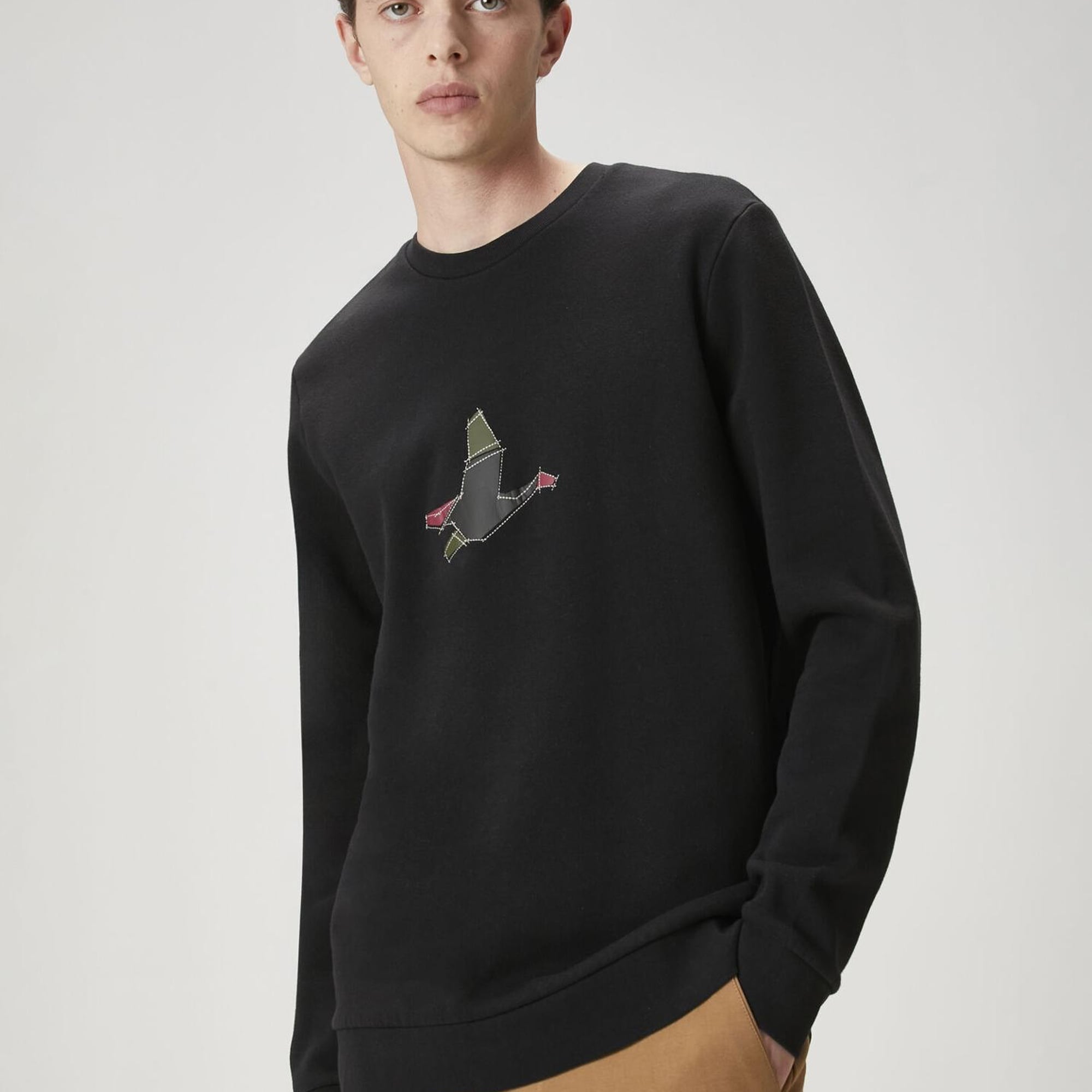 Beymen Club Erkek Siyah Logolu Sweatshirt