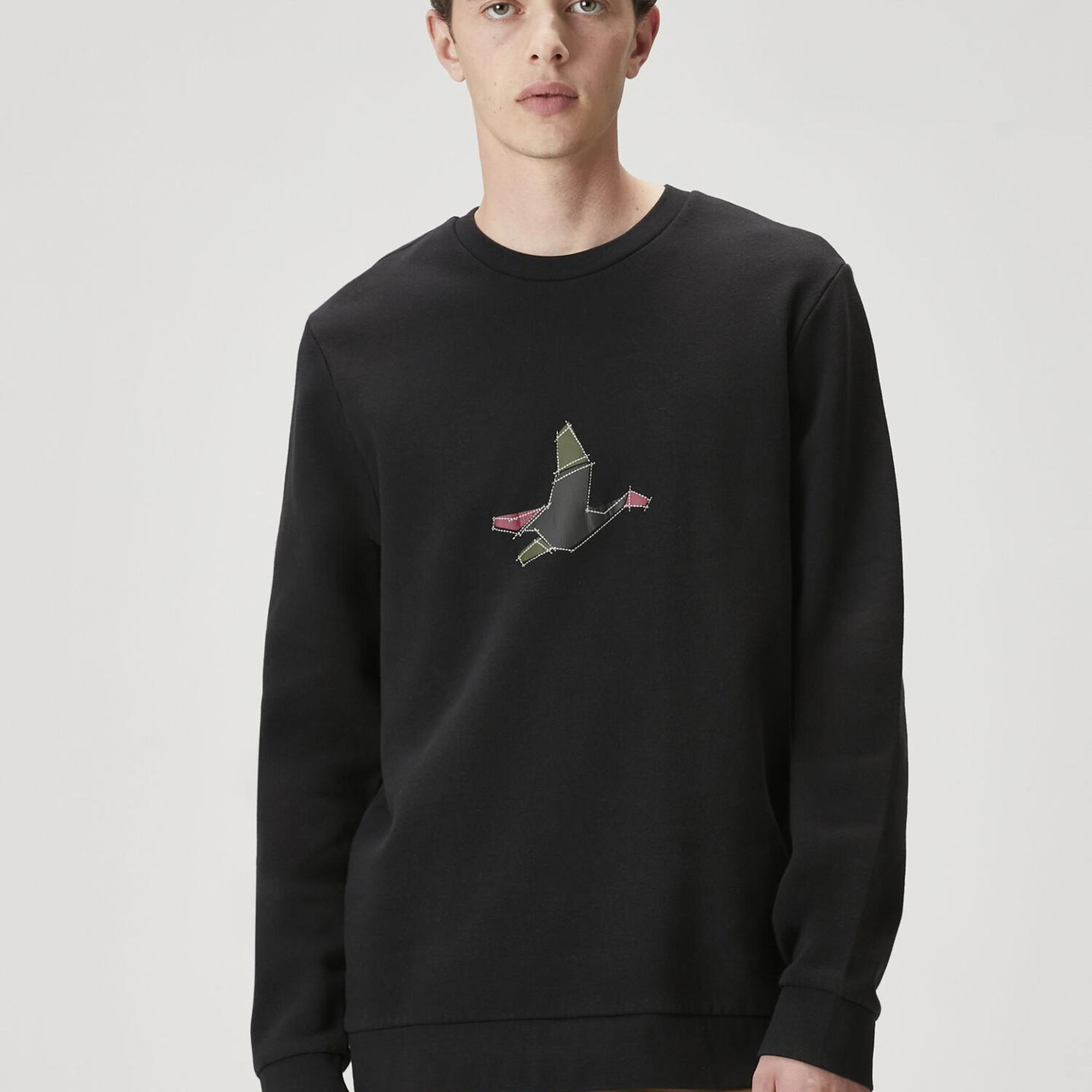 Beymen Club Erkek Siyah Logolu Sweatshirt