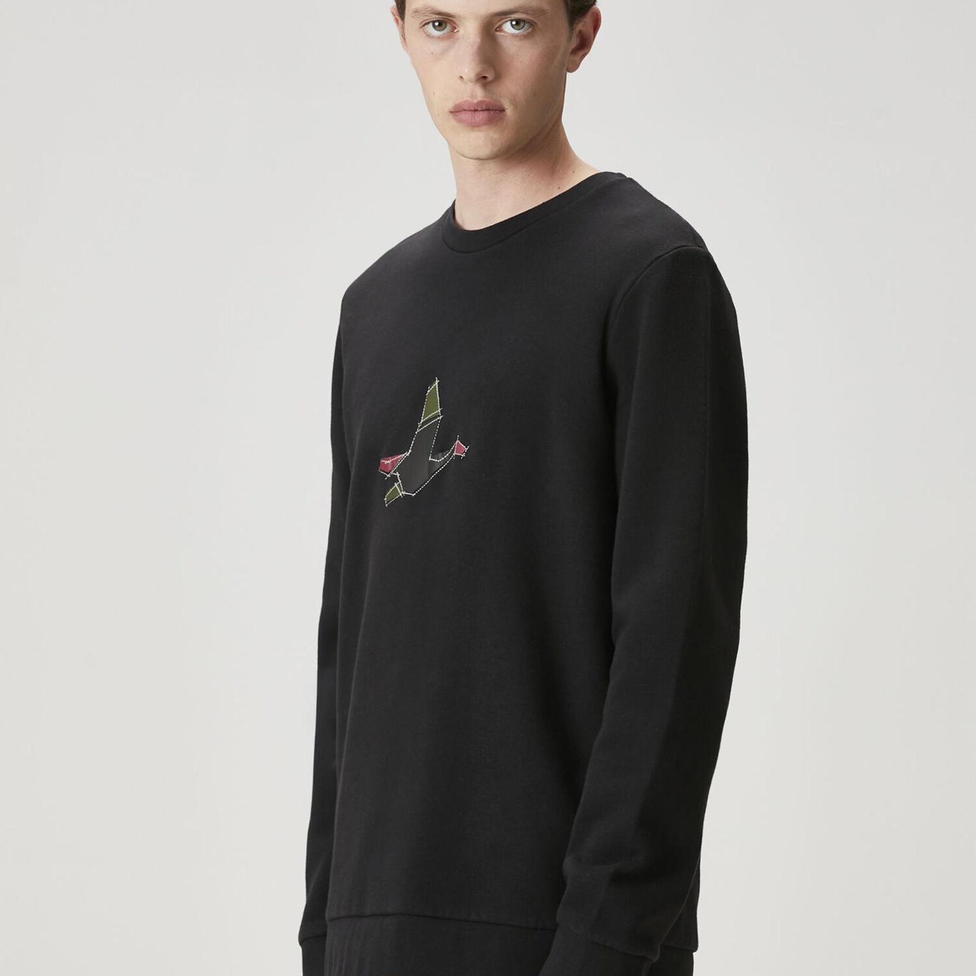 Beymen Club Erkek Siyah Logolu Sweatshirt