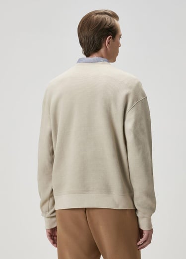  Beymen Club Erkek Koyu Bej Sweatshirt