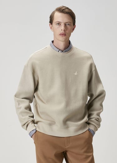  Beymen Club Erkek Koyu Bej Sweatshirt