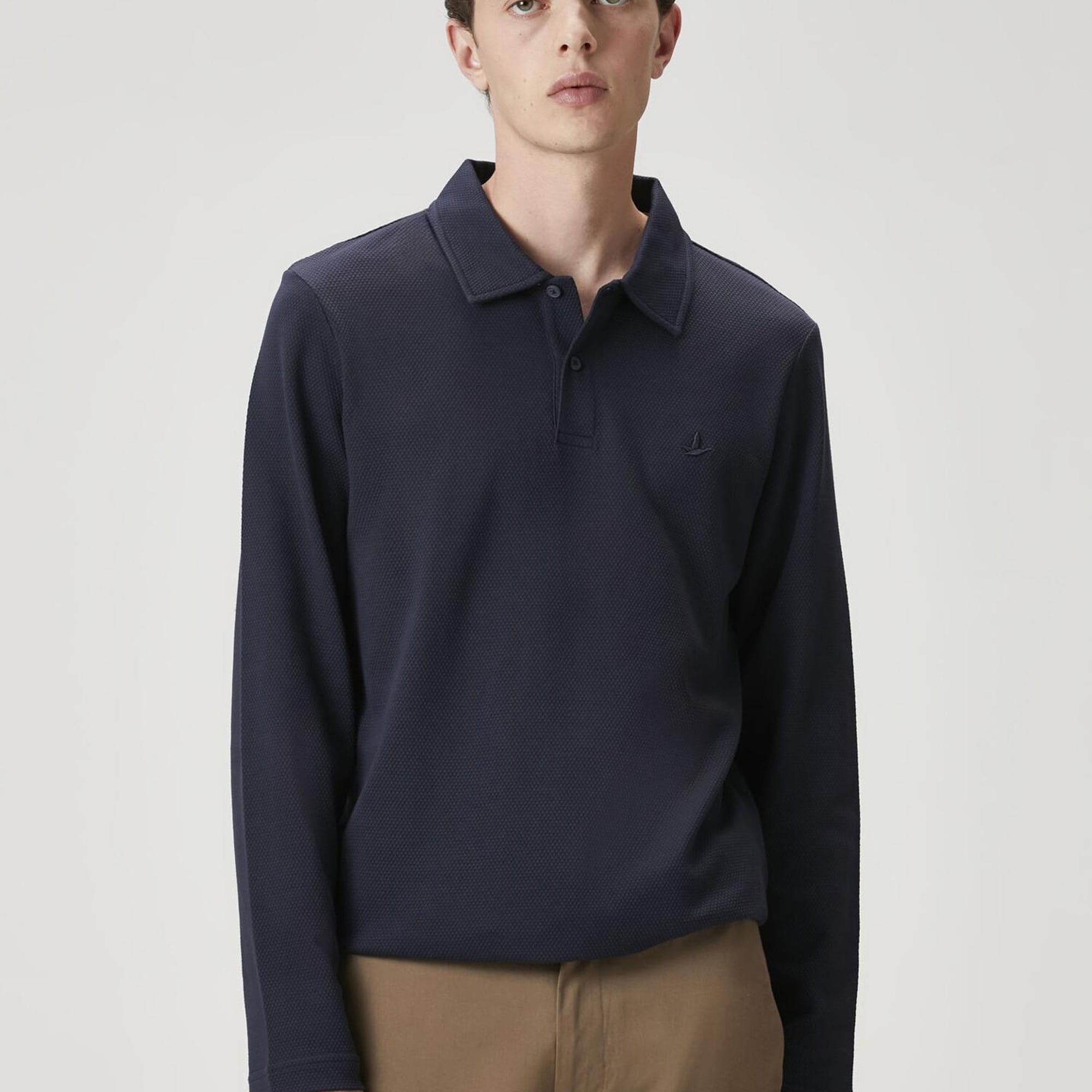 Beymen Club Erkek Lacivert Polo Yaka Sweatshirt