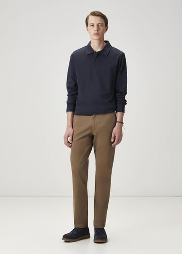  Beymen Club Erkek Lacivert Polo Yaka Sweatshirt