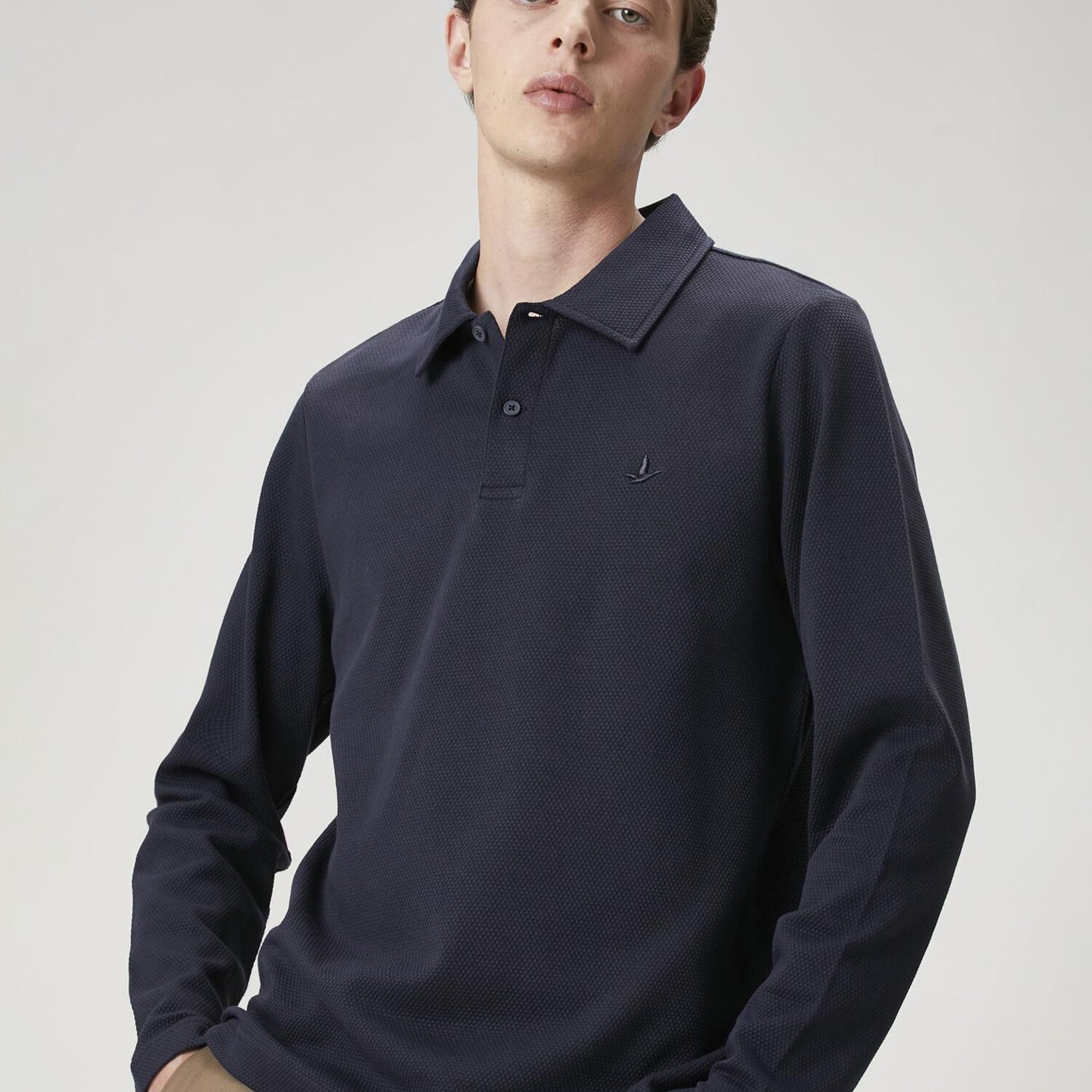 Beymen Club Erkek Lacivert Polo Yaka Sweatshirt