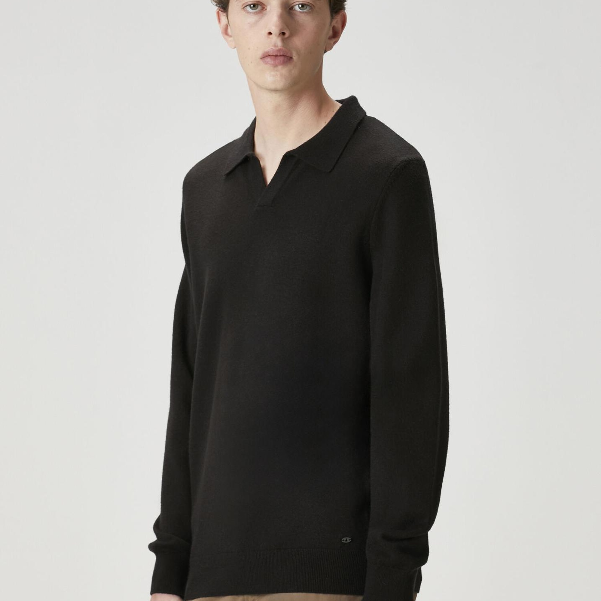 Beymen Club Erkek Siyah Polo Yaka Triko