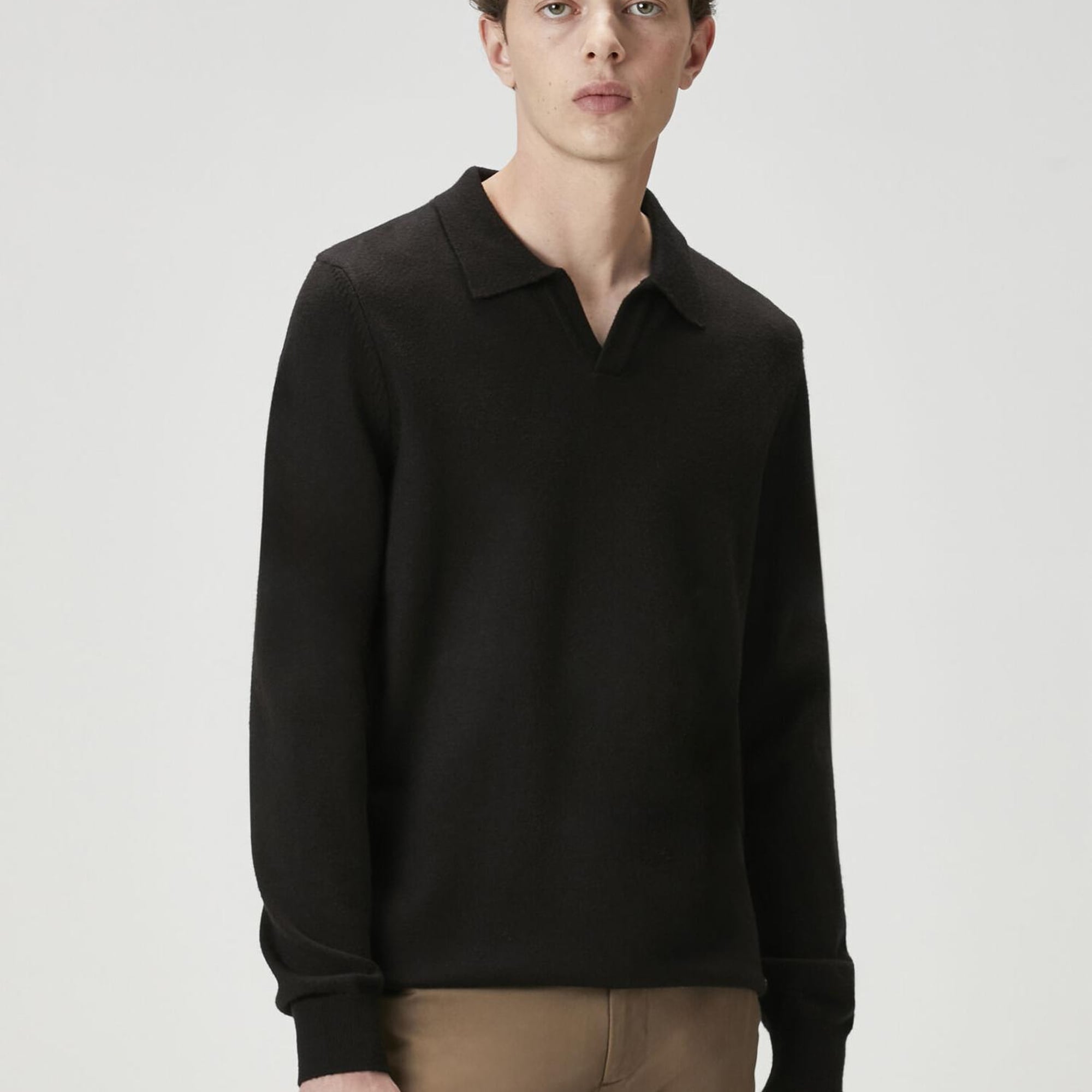 Beymen Club Erkek Siyah Polo Yaka Triko