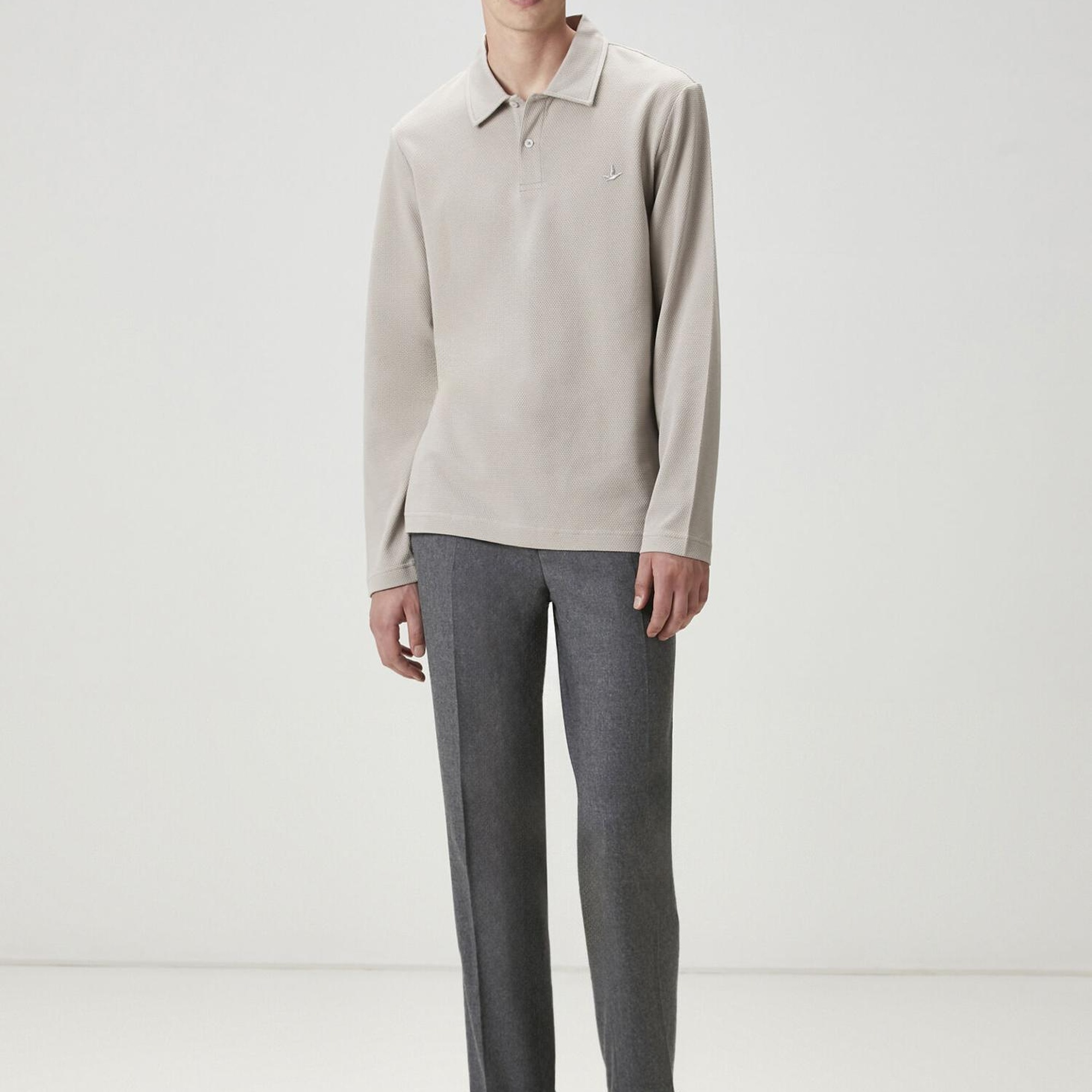 Beymen Club Erkek Bej Polo Yaka Sweatshirt