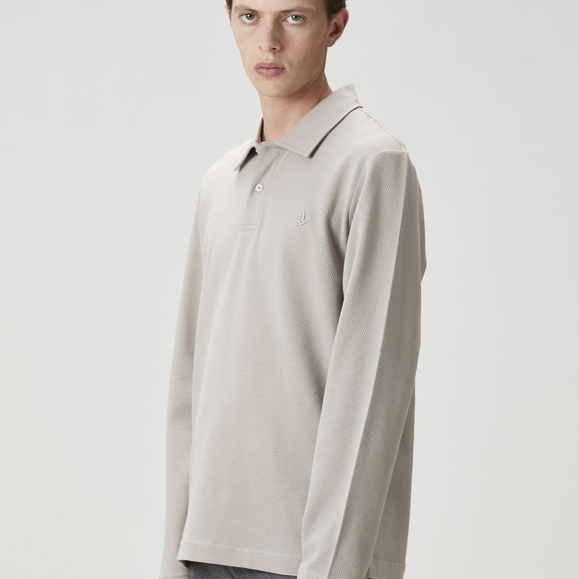 Beymen Club Erkek Bej Polo Yaka Sweatshirt