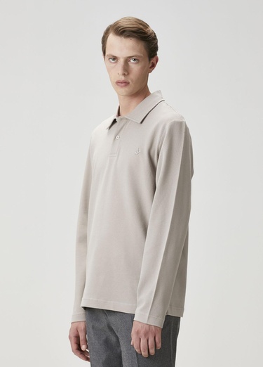  Beymen Club Erkek Bej Polo Yaka Sweatshirt