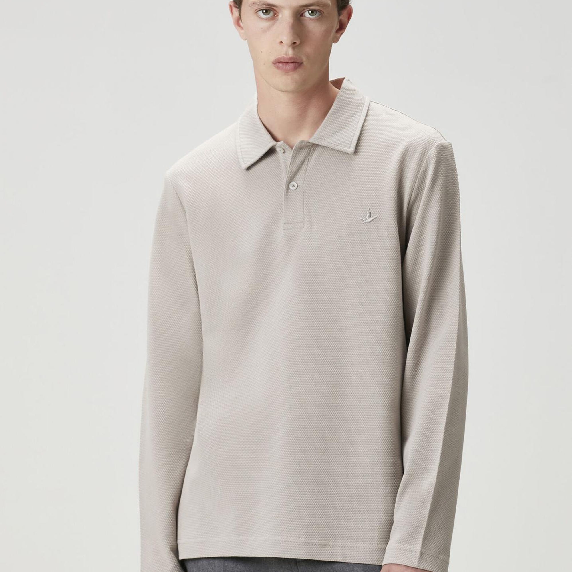 Beymen Club Erkek Bej Polo Yaka Sweatshirt