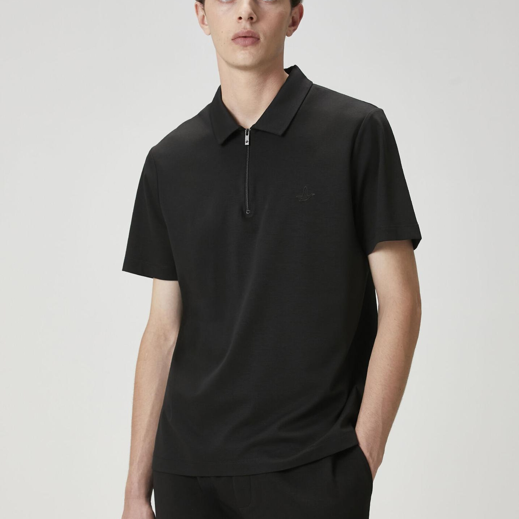 Beymen Club Erkek Comfort Fit Siyah Polo Yaka T-shirt