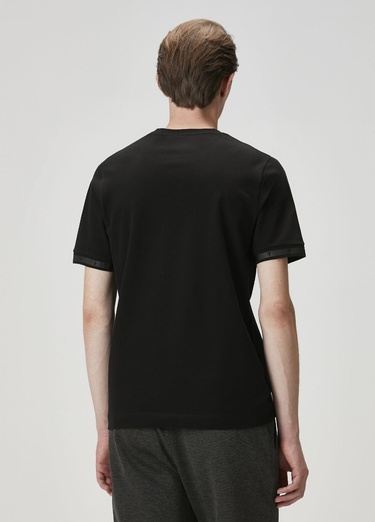  Beymen Club Erkek Siyah Logo Baskılı T-shirt