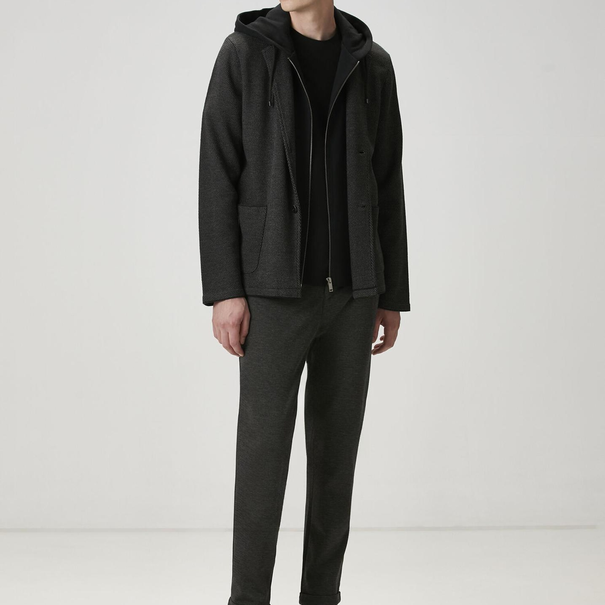 Beymen Club Erkek Siyah Logo Baskılı T-shirt