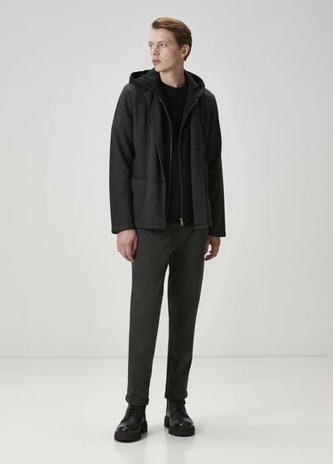  Beymen Club Erkek Siyah Logo Baskılı T-shirt