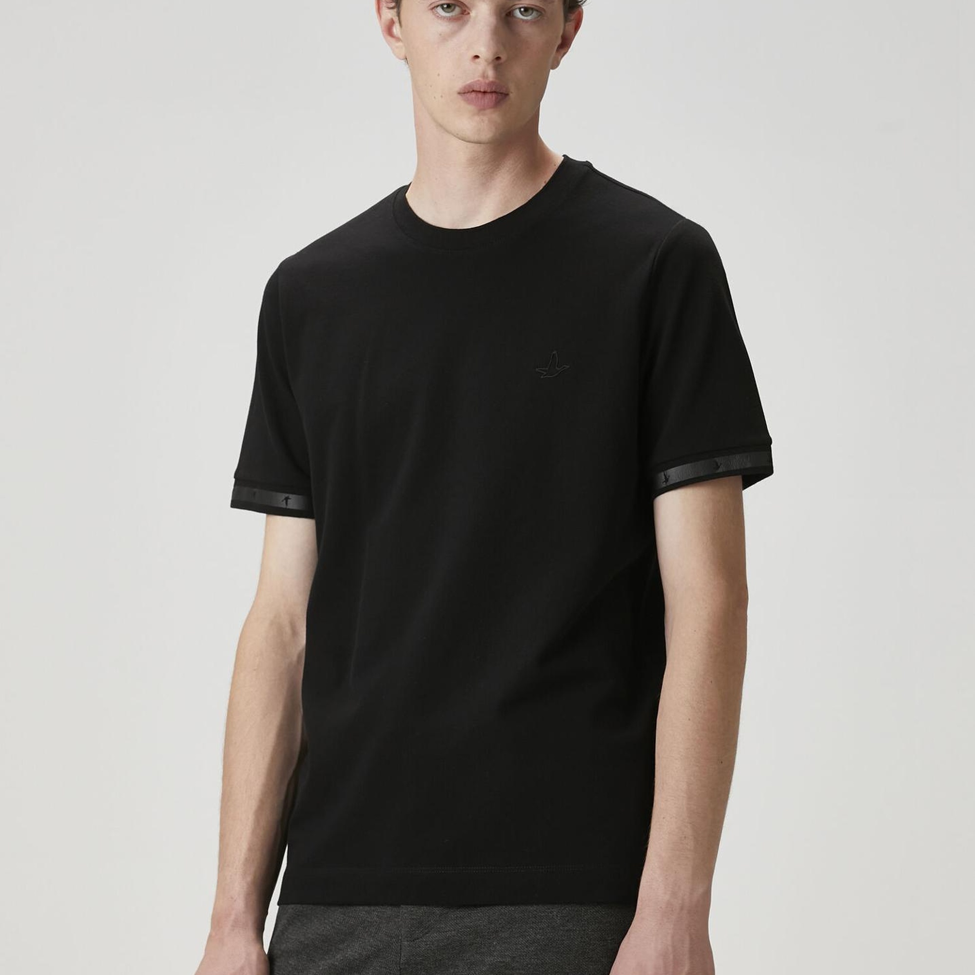 Beymen Club Erkek Siyah Logo Baskılı T-shirt