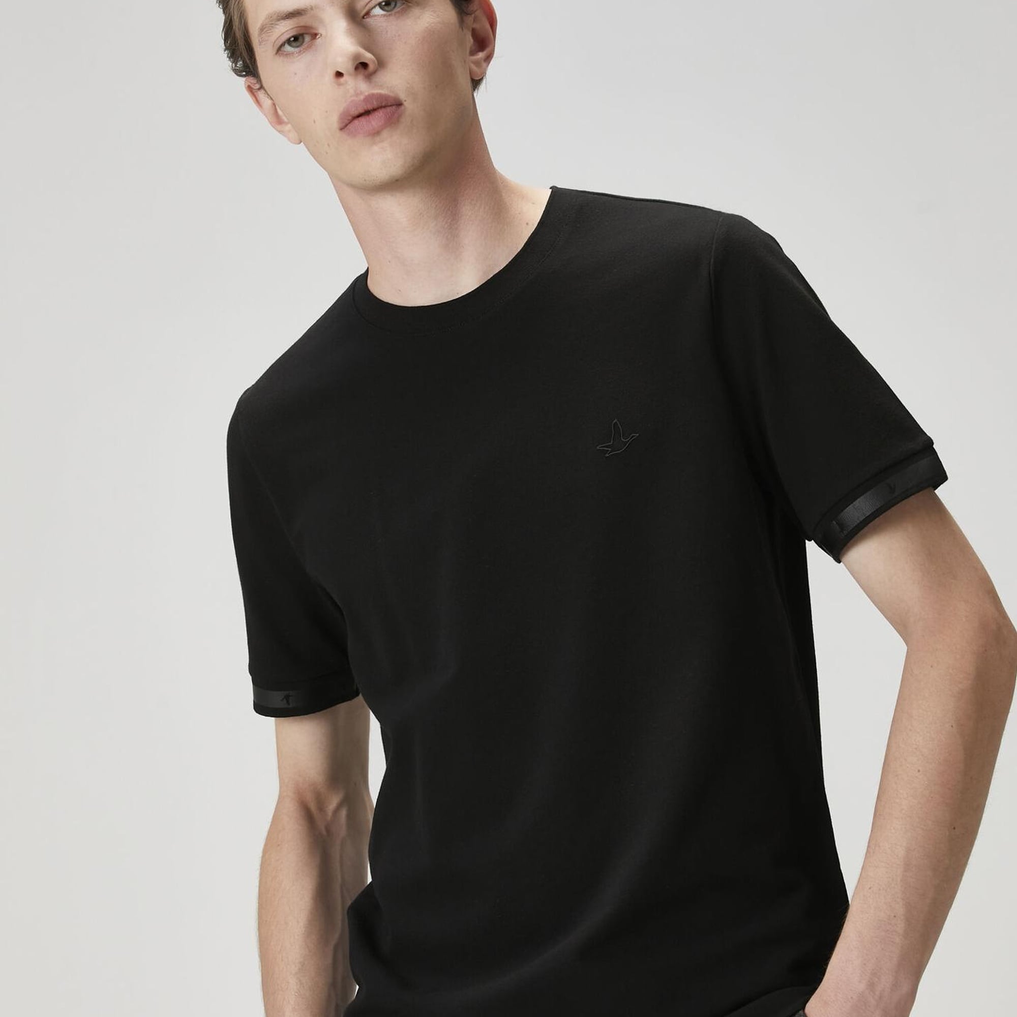 Beymen Club Erkek Siyah Logo Baskılı T-shirt