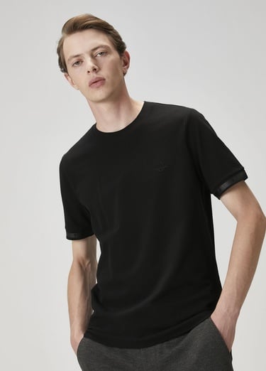  Beymen Club Erkek Siyah Logo Baskılı T-shirt