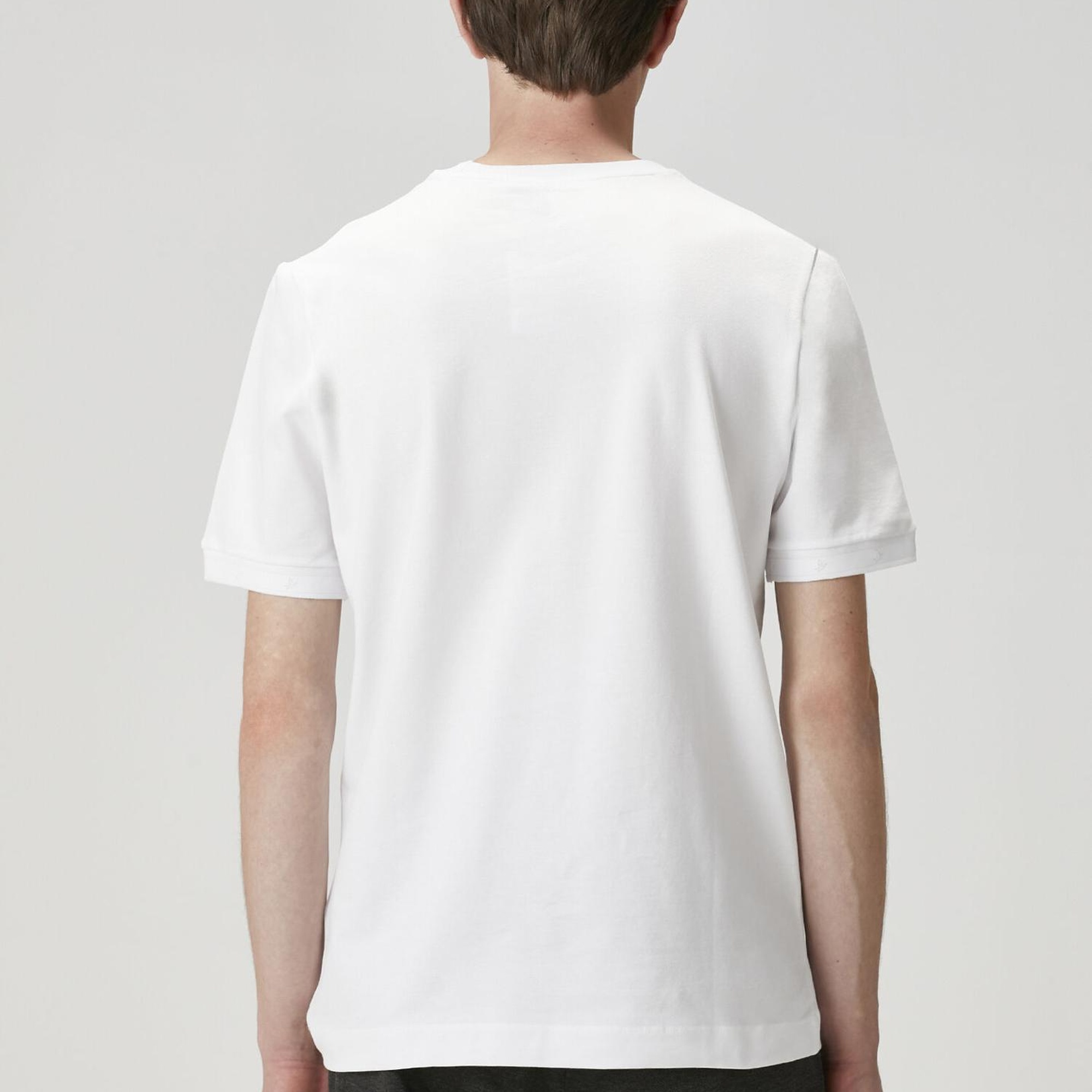 Beymen Club Erkek Kırık Beyaz Logo Baskılı T-shirt