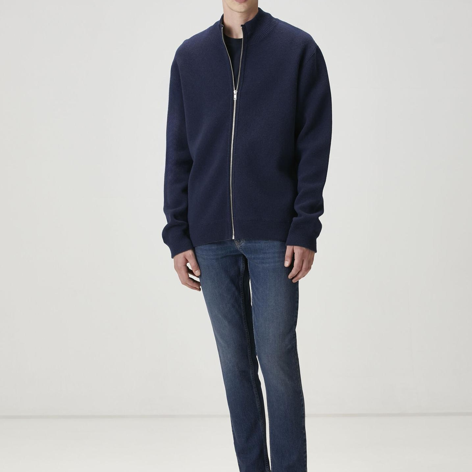 Beymen Club Erkek Lacivert Logo Baskılı T-shirt