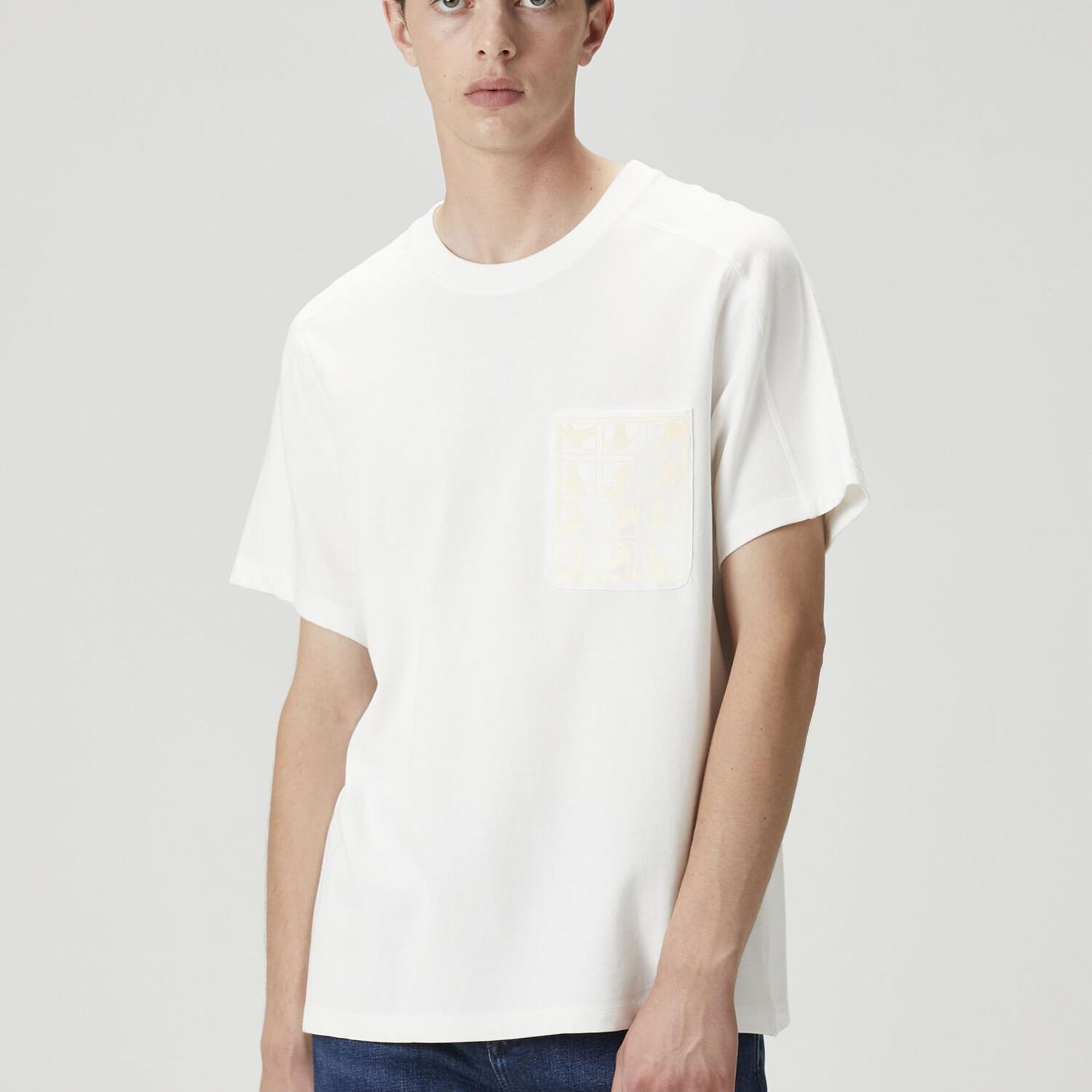 Beymen Club Erkek Beyaz Logo Detaylı T-shirt