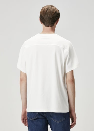  Beymen Club Erkek Beyaz Logo Detaylı T-shirt