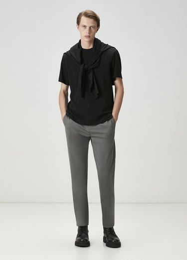  Beymen Club Erkek Relax Fit Siyah Basic T-shirt