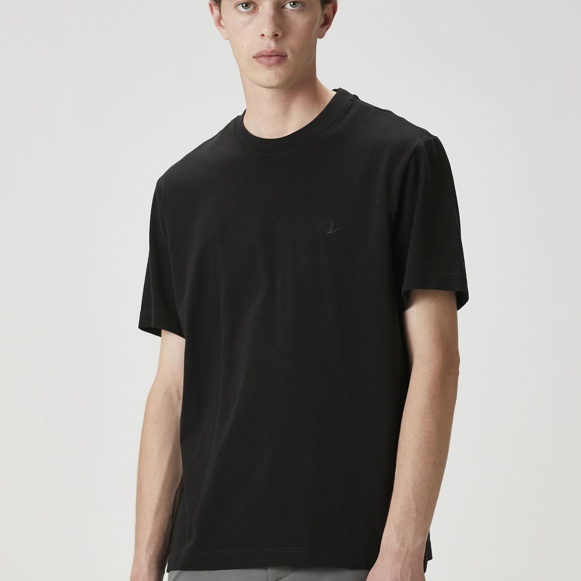 Beymen Club Erkek Relax Fit Siyah Basic T-shirt