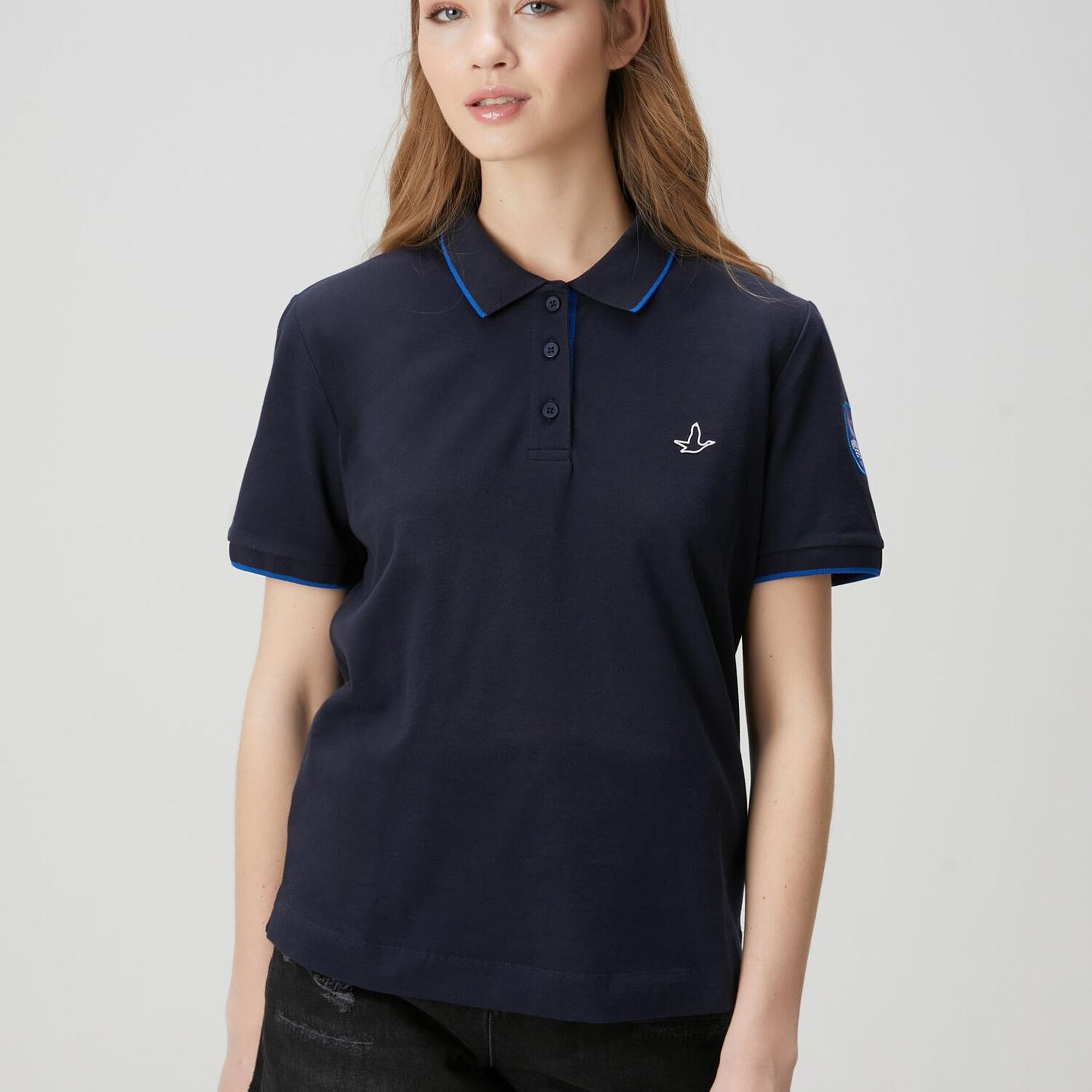 Beymen Club Kadın x Anadolu Efes Lacivert Polo T-shirt