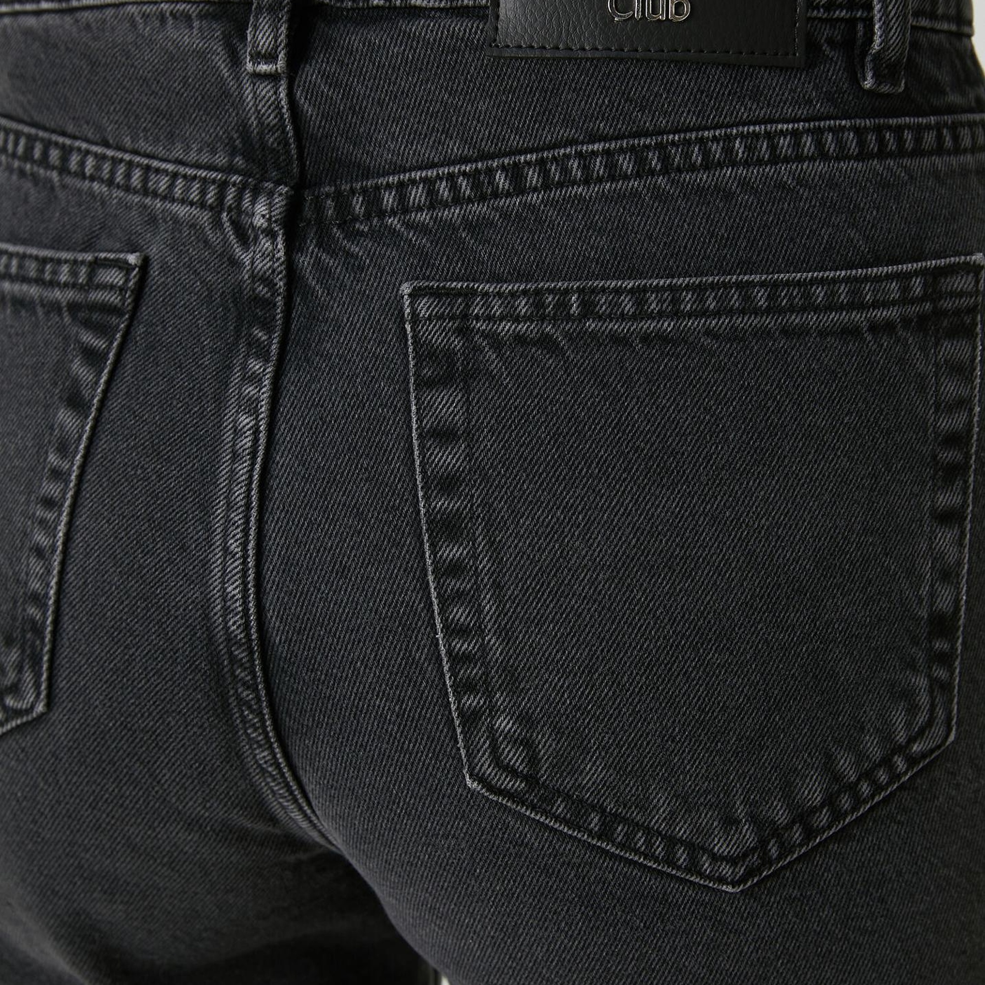 Beymen Club Kadın Siyah Crop Flare Jean Pantolon