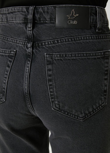  Beymen Club Kadın Siyah Crop Flare Jean Pantolon