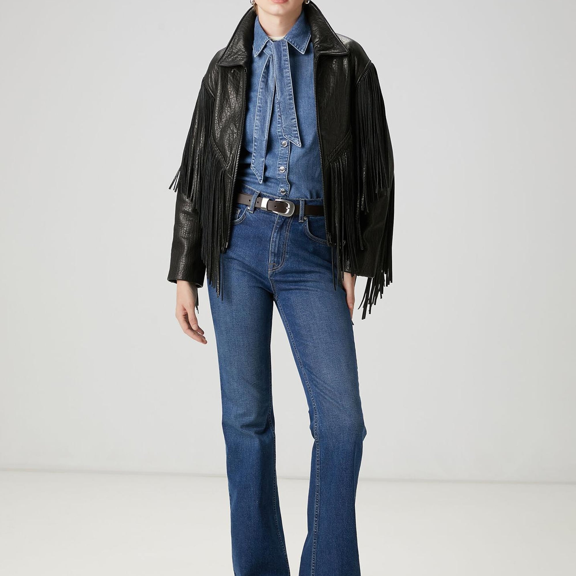 Beymen Club Kadın Mavi Taşlı Slouchy Jean Pantolon